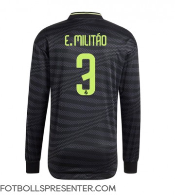 Real Madrid Eder Militao #3 Tredje Matchtröja 2022-23 Långärmad